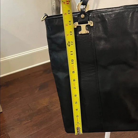 Tory Burch black Leather Tote Bag - Picture 16 of 16